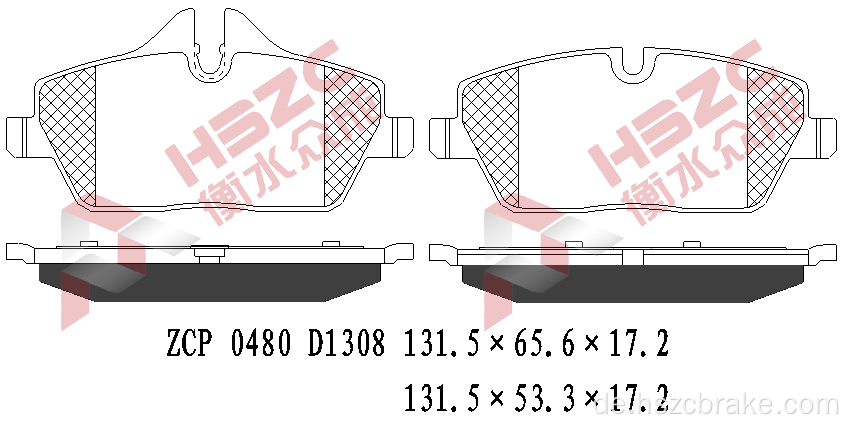 FMSI D1308 Keramikbremspad für BMW