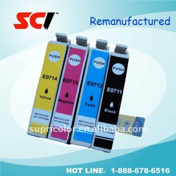 Remanufactured ink cartridges for T0711-T0714