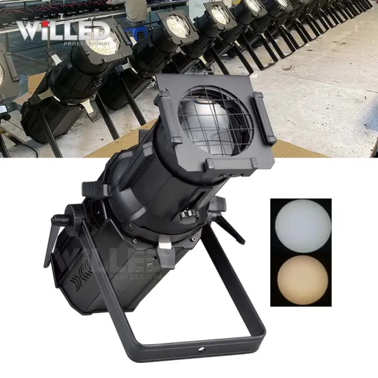 WILLED Stage Sport Theater Lights 200W Fresnel Lens COB DMX Matrix LED Leko Profile Spotlights