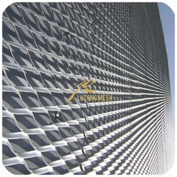 Fashion silver color aluminum Expanded Metal Mesh