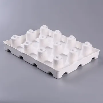 Custom Bagasse Pulp Molded Chocolate Packaging Tray Holder