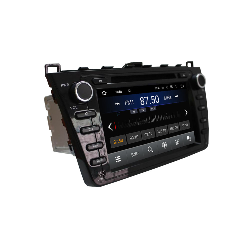 Black MAZDA 6 2008-2012 car DVD player