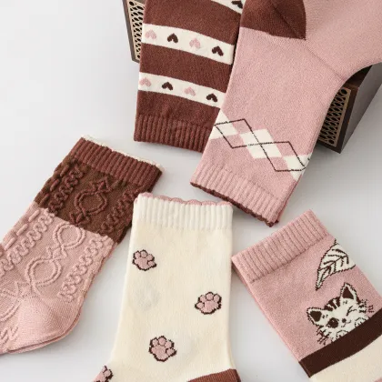 Fashionable Women's Wool Stockings Collection