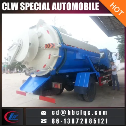 Factory Sales 10m3 Pipeline Inspection Vehicle Municipal Sewer Pipe Dredging