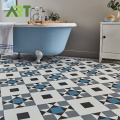 Exquisite Square LVT flooring blue