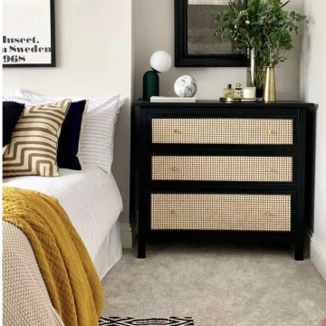Nordische Sideboards: Moderne Designs, natürliche Holz- und Rattan -Lagerschränke für Küchen- und Wohnzimmer