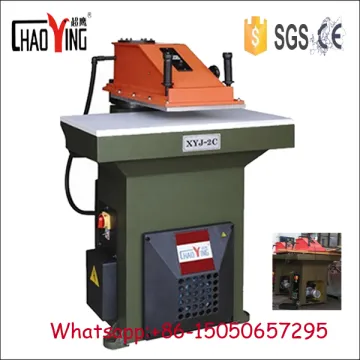 Atom leather cutting press machine, clicker press hand