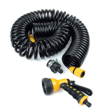 15m Water Garden Spring Hose Pipe 