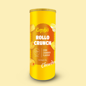 Carroba Rollo Crunch Snack with Corn Chowder Flavour