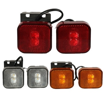 12-24V IP67 LED Marker Lights - New Style Red Yellow White