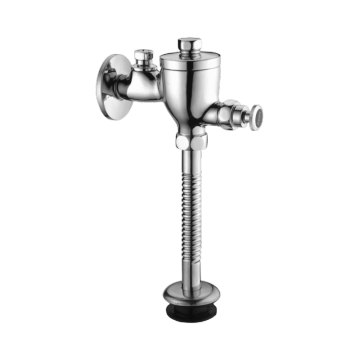 Flushometer urin manual yang terdedah