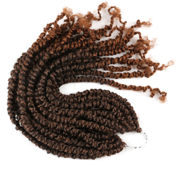 Alileader New Product 18 Inches Pre Twisted Passion Twist Synthetic Hair Crochet For Hair Extension