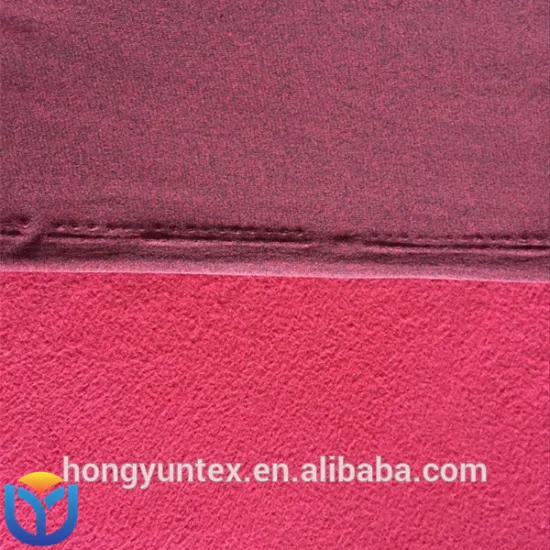 novel colorful 100% polyester warp knitted heather grey super poly melange yarn golden velvet sportoc Triacetate fabric