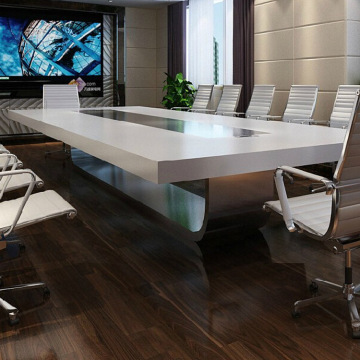 New Modern Minimalist High-quality MDF Long Conference Table