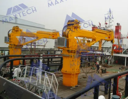 Hydraulic Ship Marine Offshore Deck Cranes