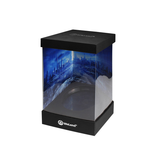 PVC window custom toy display packaging box