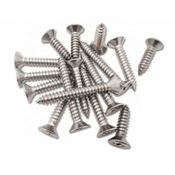 Wholesale Zinc Plated Sheet Metal Screws - M2 to M6 Stainless Steel Wood Self-tapping Countersunk Head