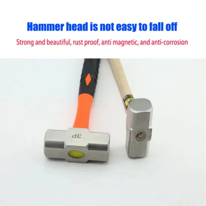 High Quality Octagonal Hammer with Wooden Handle and Great Destructive Power