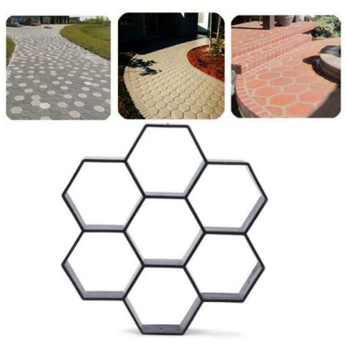 New Reusable Garden Path Maker Mold DIY Paving Cement Brick Stone Road Concrete Mold Garden Tools