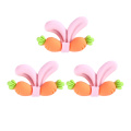 50Pcs Cartoon Fruits Ear Flat back Resin Cabochon Kawaii Hair Bows Accessories Fit Phone Case DecorDIY Scrapbooking Anime Craft