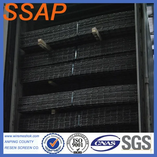 China manufacture reinforcing rebar welded steel mesh panel