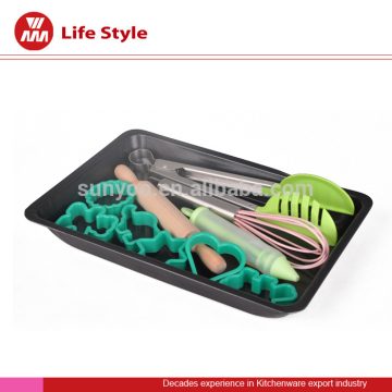 11 pcs different sharps silicone bakeware set/cake tool set/baking tool set