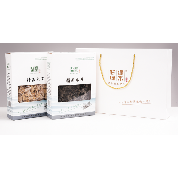 קופסת מתנה בשחור לבן