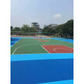 Safety And Environmentally Silicon PU Elastic layer QT Courts Sports Surface Flooring Athletic Running Track