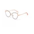 Gold Cat Eye Blue Light Cool Optical Glasses