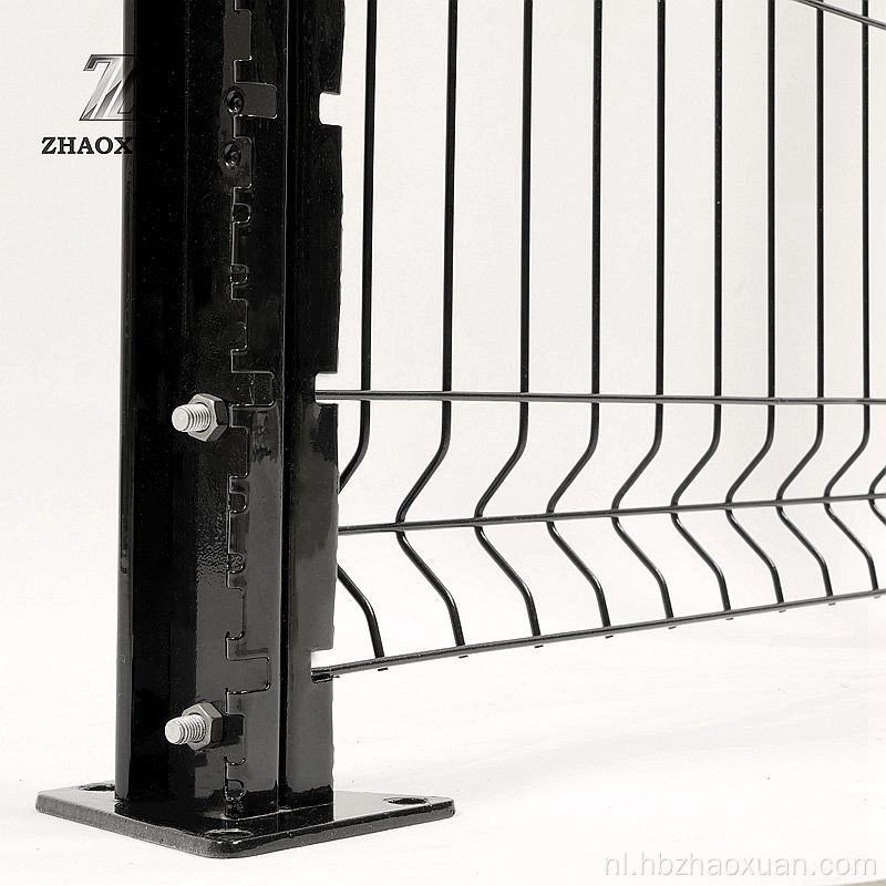 H Post PVC gecoate lasd draadmesh hek