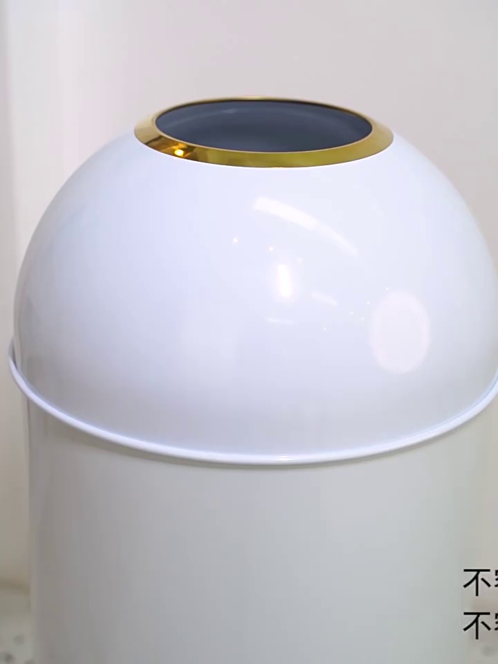 Customized Metal Bullet Trash Can for Commercial Spaces