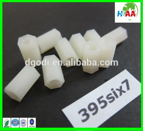 plastic/ white nylon female spacer support nylon hex PCB standoff