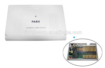 PBX supplier VinTelecom CP1696 Series telephone switch PABX / 96 extensions for users PBX system