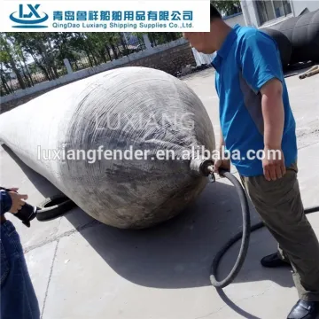 luxiang brand 1.0*15m heavy lifting rubber pneumatic airbag