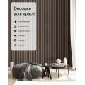 decorative acoustic 3D slat wood panel for store