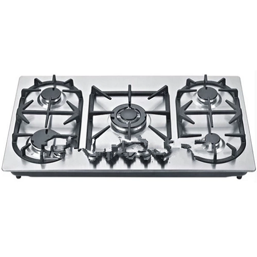 90cm Stainless Steel Hob 5 Burners New Design Built-In Gas Hob Supplier