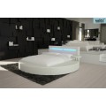 Muebles de dormitorio de cama redonda con luz LED