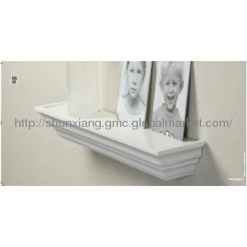 WALL SHELVES WITH NC PAINTING IN WHITE COLOR