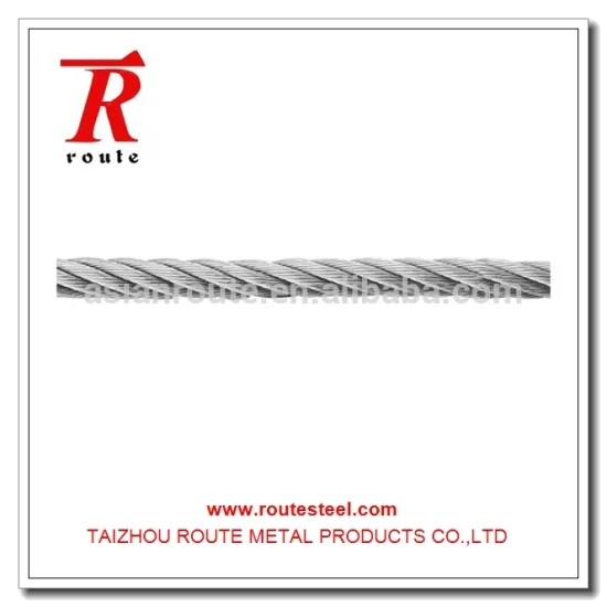 AISI ultra thin 7 x 19 stainless steel wire rope