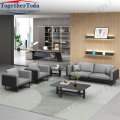 Simple design hot selling leather office sofa set