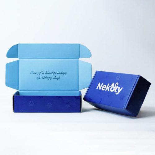 Printed Logo Kraft Customized Cardboard Mailing Boxes