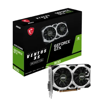 MSI GTX 1630 Ventus XS 4G OC Gaming GeForce 4GB GDDR6 Graphics Card