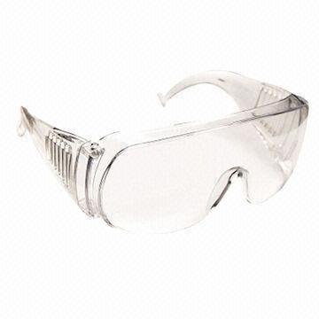 Safety glasses, wide view ventilation