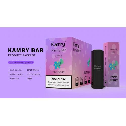 교체 가능한 포드 Kamry Bar 7000puffs 도매