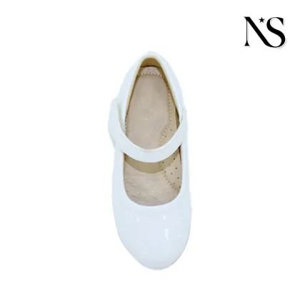 Delightful White Mary Jane Shoes for Kids