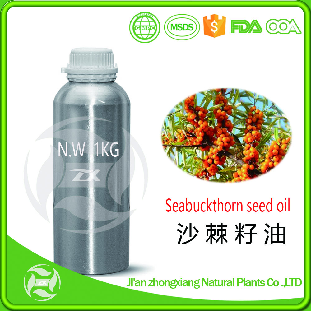 น้ำมันผลไม้ seabuckthorn บริสุทธิ์และเป็นธรรมชาติ 100%