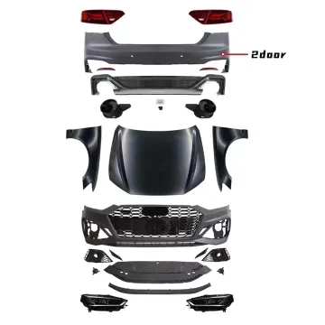 2008-2016 Audi A5 Upgrade to 2023 Style Hood Fender Bumpers Body Kit