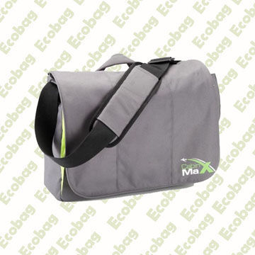 15.6 and 17-inch Men's Laptop Messenger Shoulder Bag with Neoprene Pockets