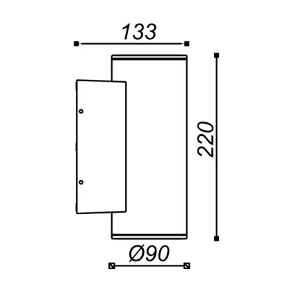 Cree 1732-A Outdoor Ceiling Light
