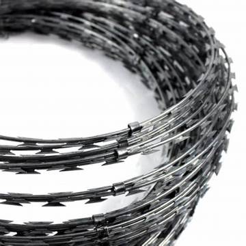 Explosion Proof Mesh Gabion Containers with Razor Wire